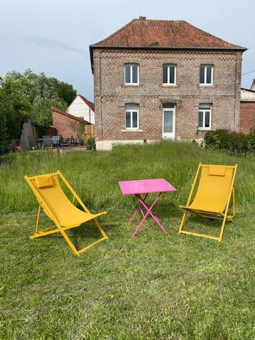 Ancienne Mairie - Gite De Charme A La Campagne Ligny-sur-Canche Esterno foto